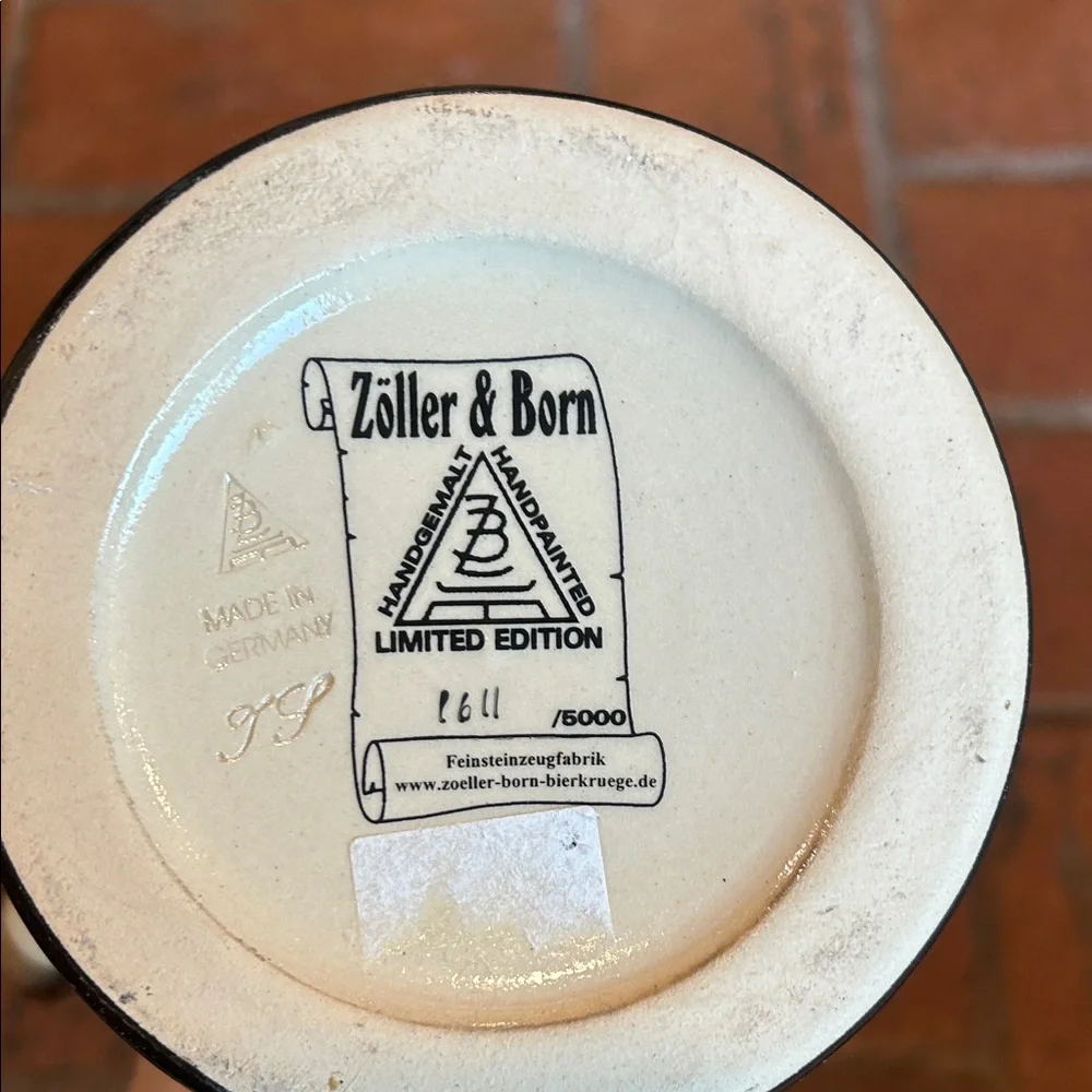 Limited Edition Zöller &  Born German Eagle Beer Stein with Gilded Royal Crown